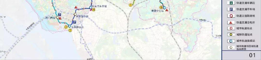 东莞三号最新地铁线路图（东莞3号线详细分布图）(8)