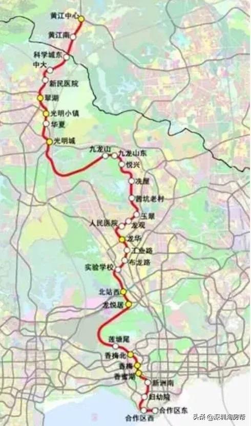 深圳地铁未来的线路图高清版（深圳地铁线路图）(14)